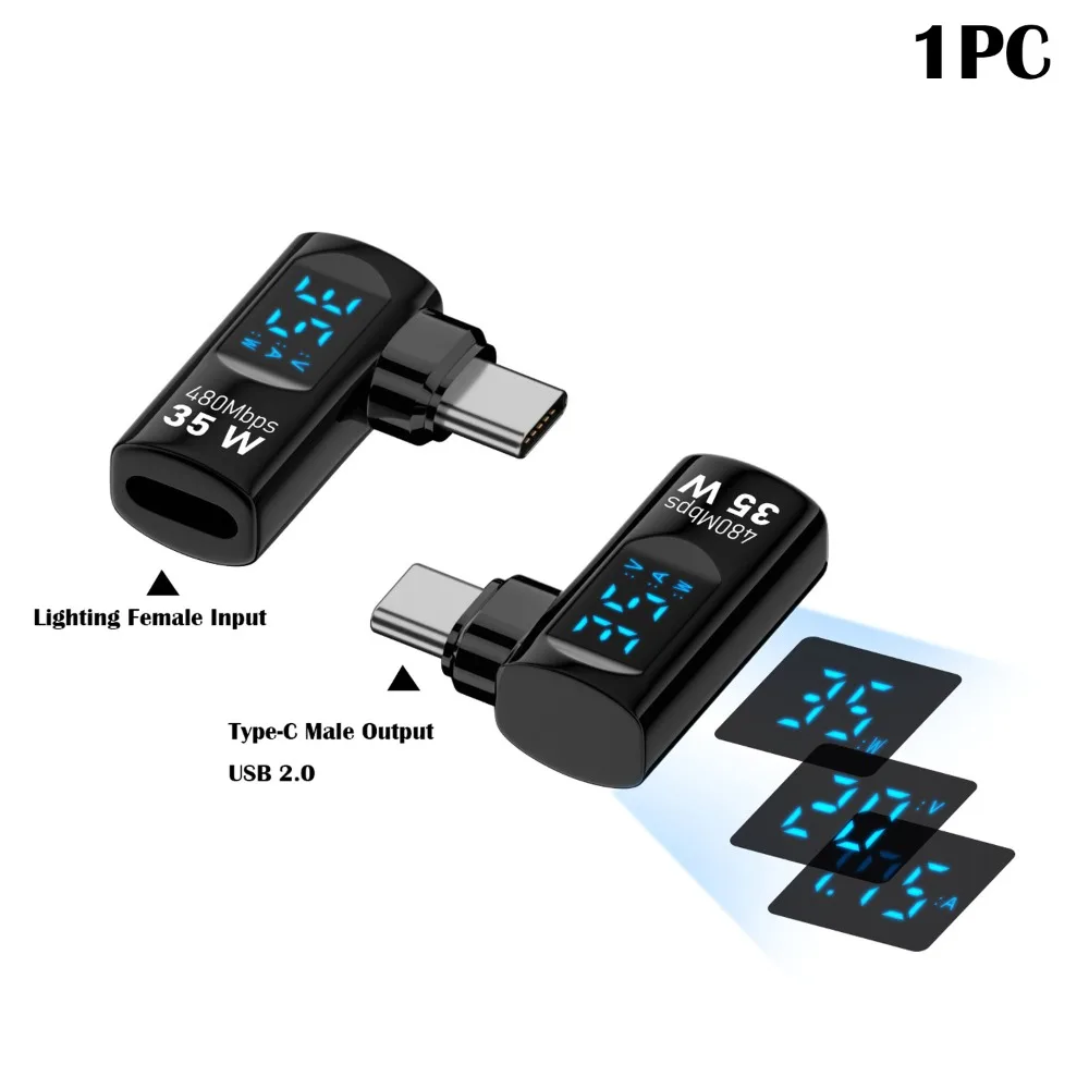 

PD 140W USB-C Adapter 8K 60HZ 40Gbps for iOS Phone Converter Fast Charging Female to Male Type-C Extension Connector