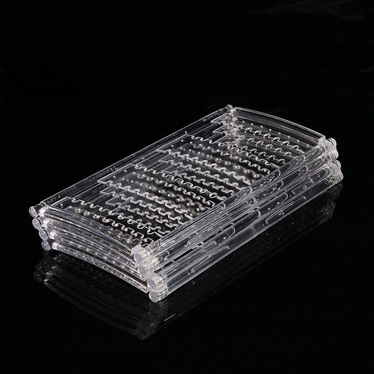 

240 Hole Transparent Foldable Jewelry Stand Earring Rack Organizer for Earrings Bracelets Necklaces Hoops Drops Studs Display