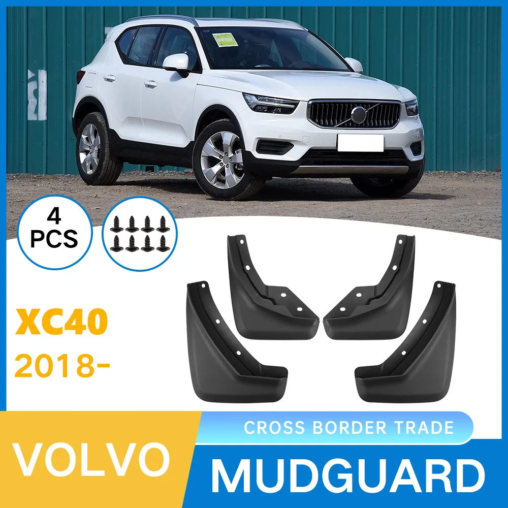

Mud Flaps for Volvo XC40 2018-2024 Splash Guards Fender MudFlaps Front Rear Mudguards Car Accessories