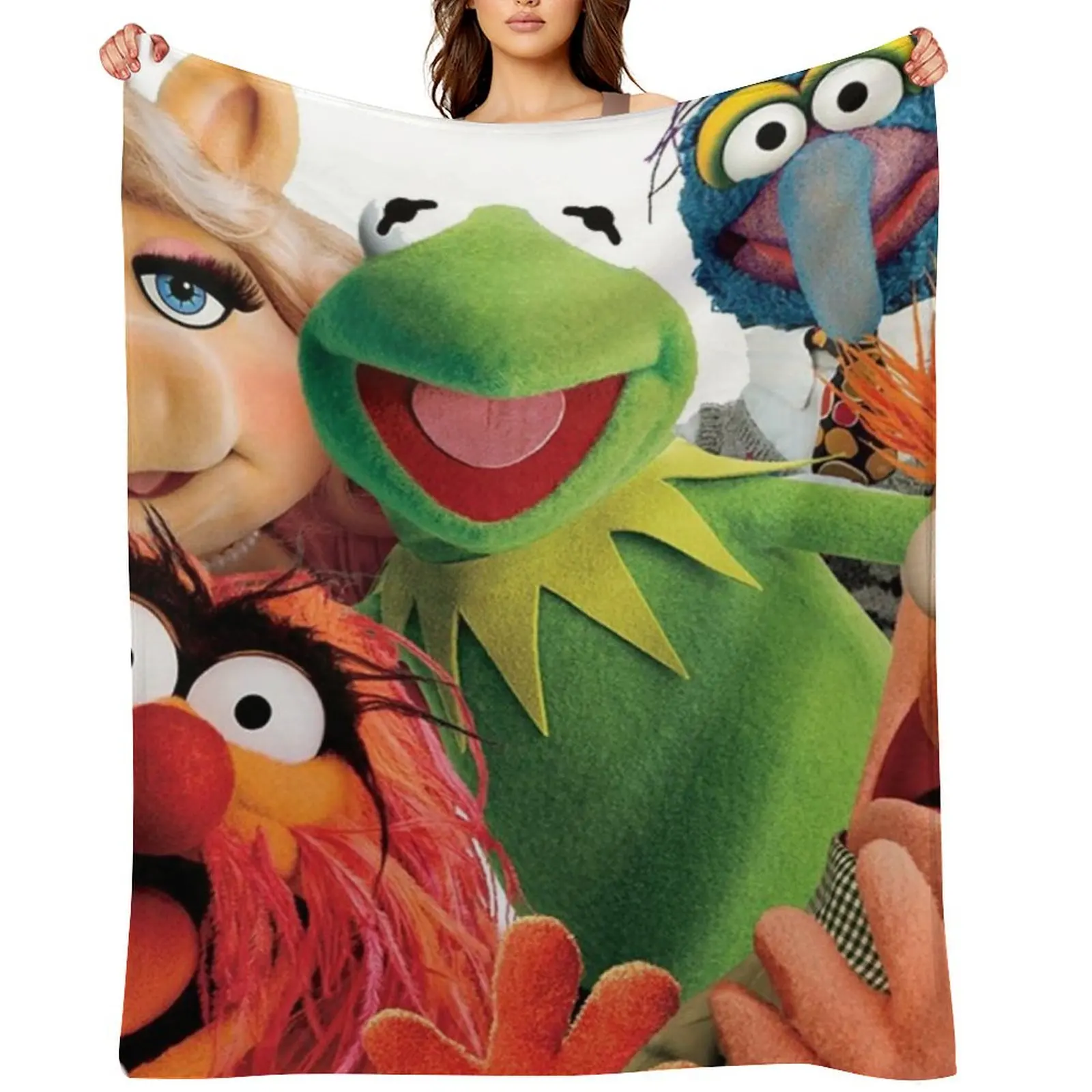 muppet show Throw Blanket Hairys Weighted Travel Sofa manga blankets and throws Blankets
