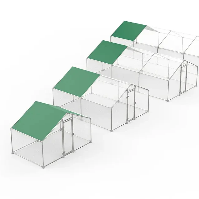 

Large Chicken Coop Run Duck House Outdoor Walk in Poultry Cage