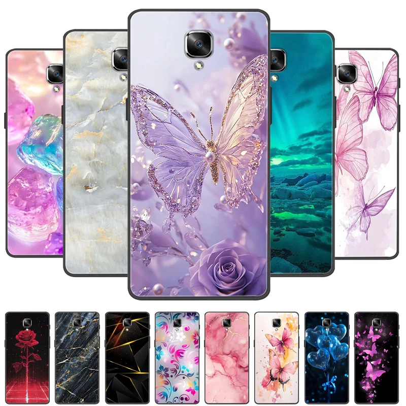 Чехол для телефона с мраморным узором для Oneplus 3 3T A3010 A3003, мягкая задняя крышка для Oneplus 3 Oneplus3 A3000, силиконовый чехол