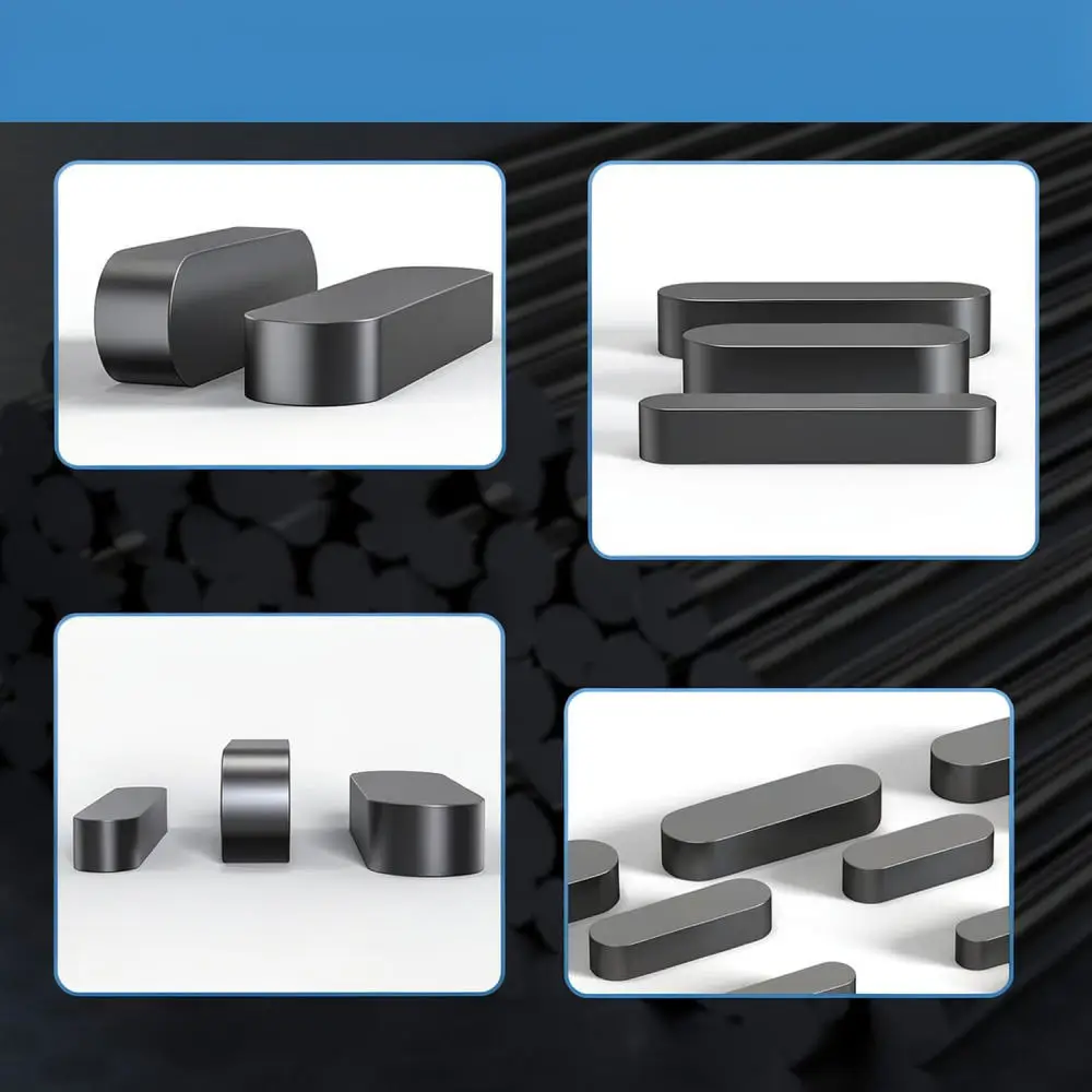 Metric Parallel Key Set Square Drive Shaft Fixing Hardware Assortment For Industrial Machine Maintenance Components