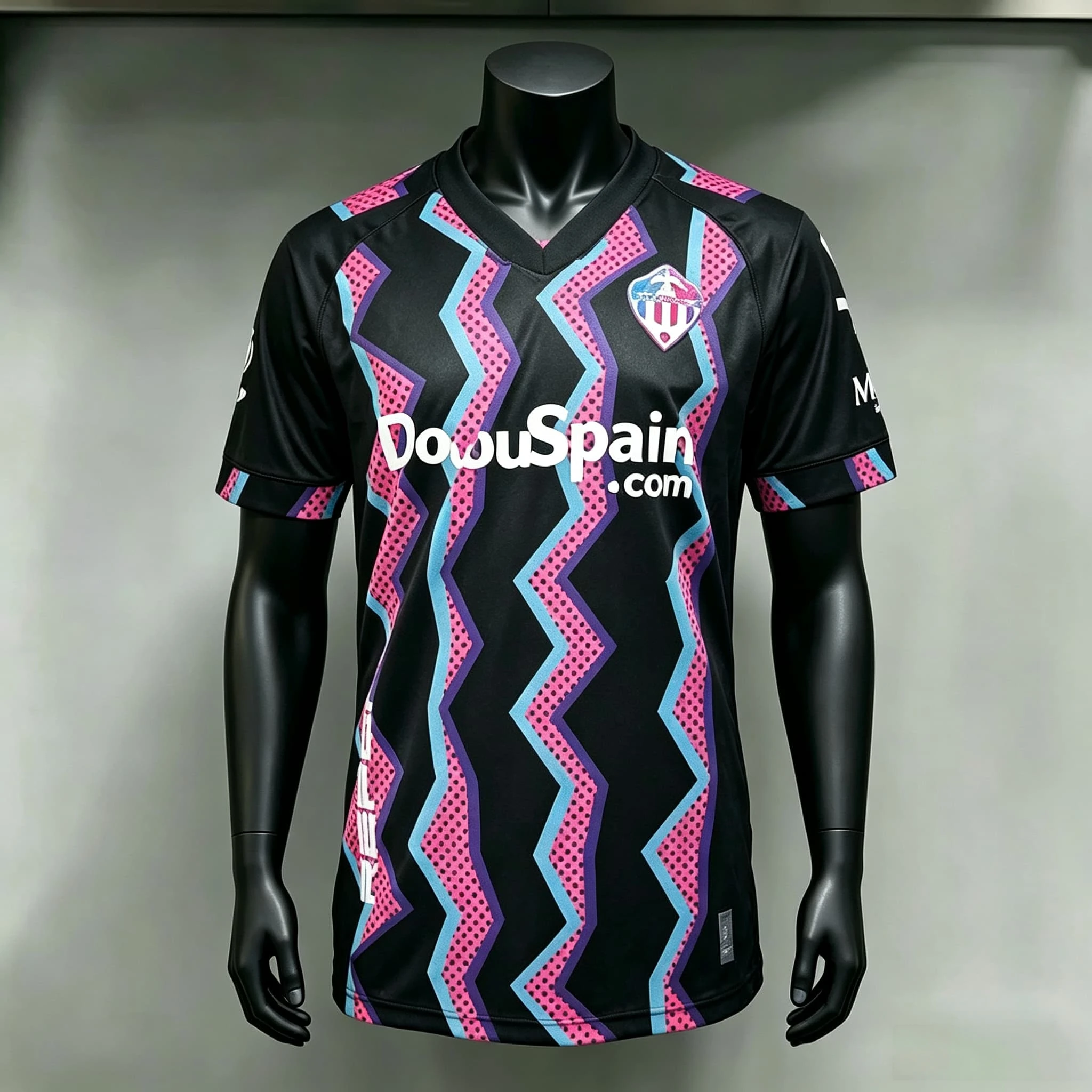 NEW 3D Family Matching Castellon Football Jersey Print Crew Neck Quick Dry Short Sleeve Parent Child Soccer Uniform