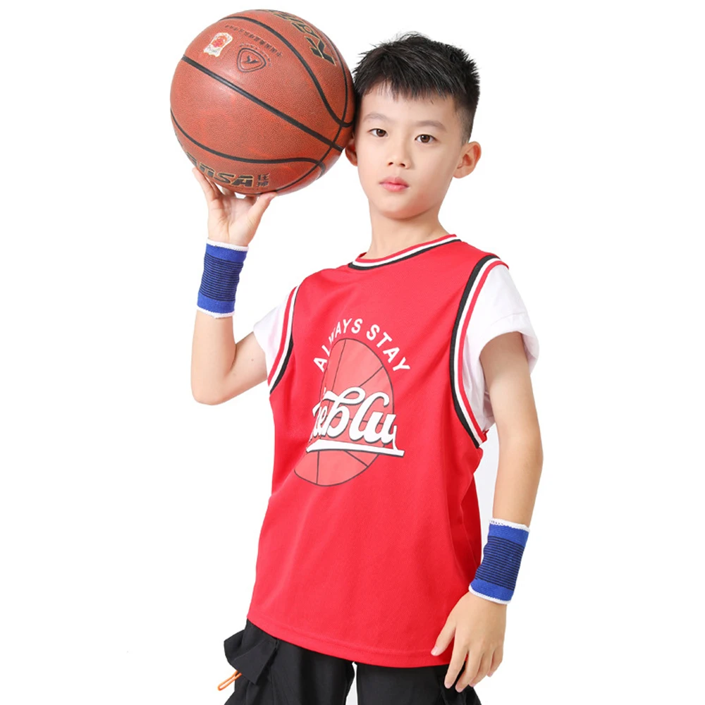 1Pair Children Sports Support Brace Kids Wrist Compression Wristbands for Boys & Girls Youth Basketball Volleyball One Size