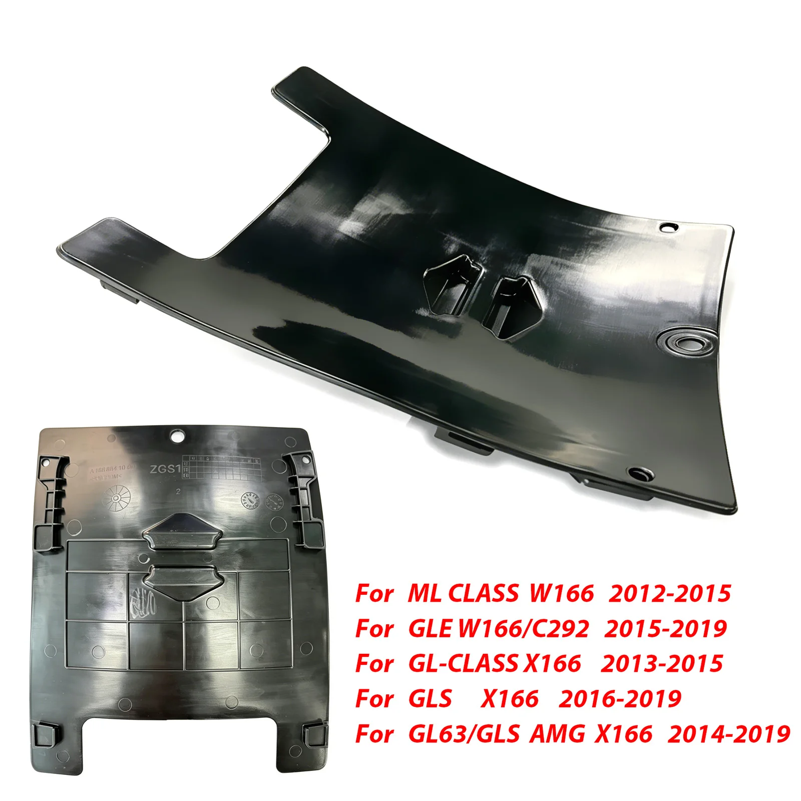 For Mercedes Benz ML GLE W166 GL GLS X166 Class Front Fender Liner Wheel Arch Cover Headlight Bulb Access Change Cap A1668841000 view 4