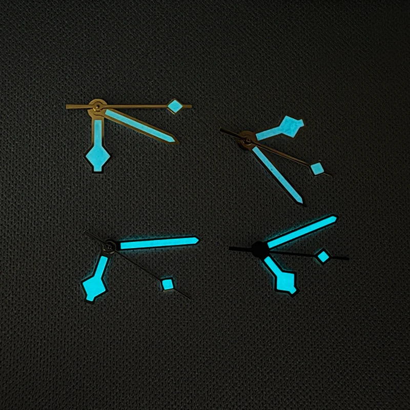 NH35 Snowflake Watch Hands Blue Luminous Watch Hands Fits NH35 NH36 4R35 7S26 Movement SKX007 SRPD Watch Hands Retrofit parts