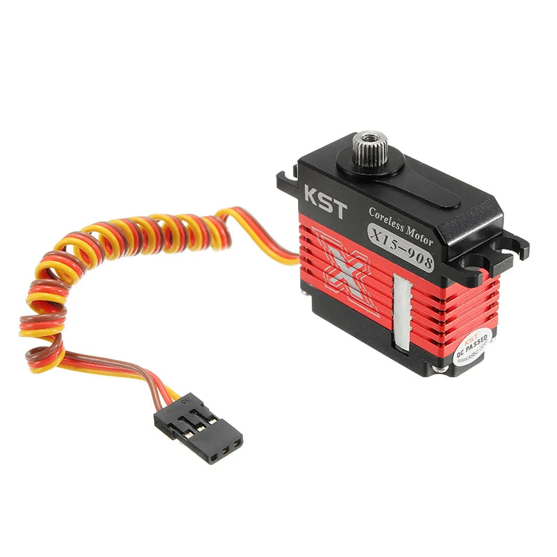 KST X15-908 V8.0 9.2Kgf.cm 0.08sec HV Coreless Cyclic Mini Servo For RC Helicopters Airplane