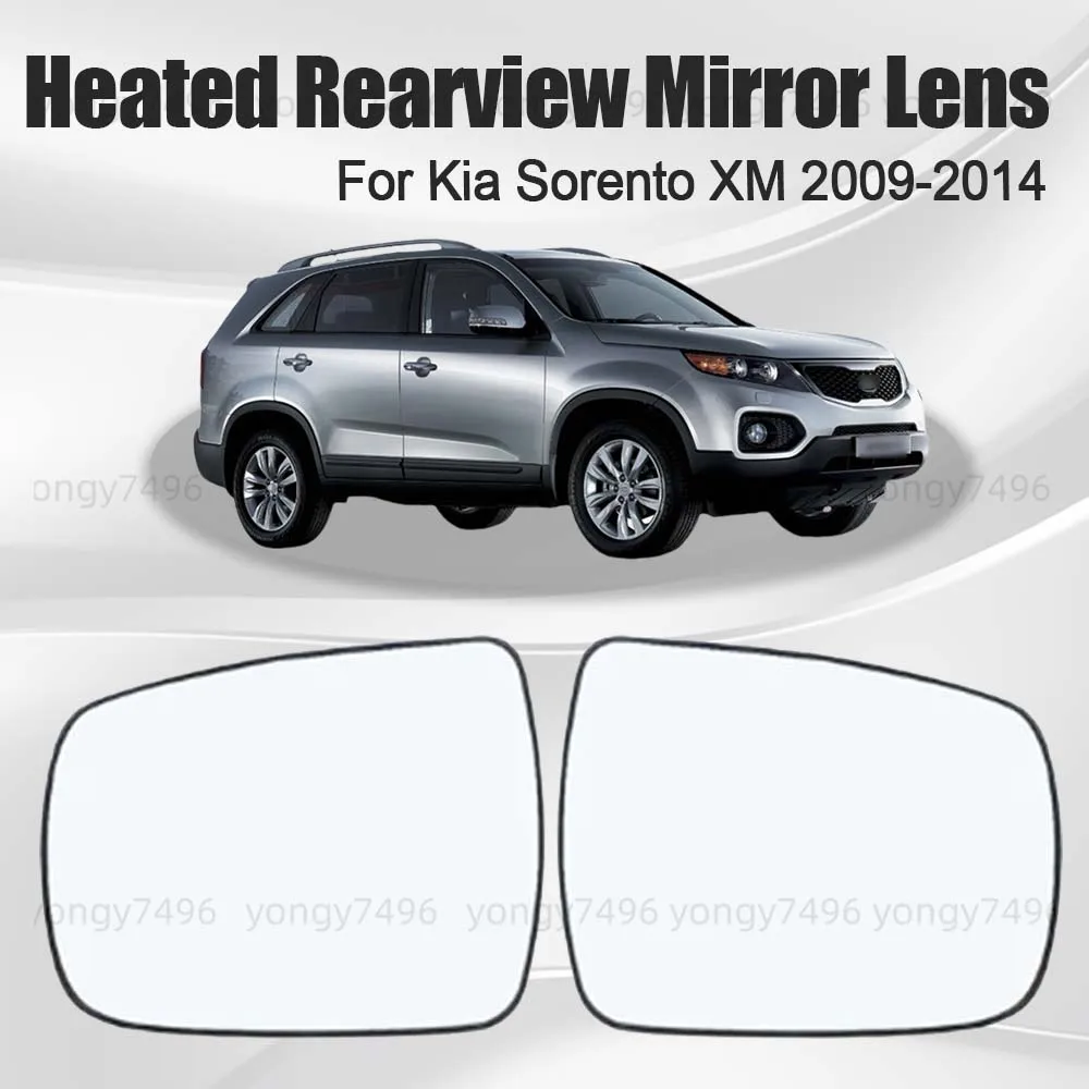

Car Wide Angle Heated Rearview Mirror Lens For Kia Sorento XM 2009 2010 2011 2012 2013 2014 Car Rearview Accessories Car Upgrade