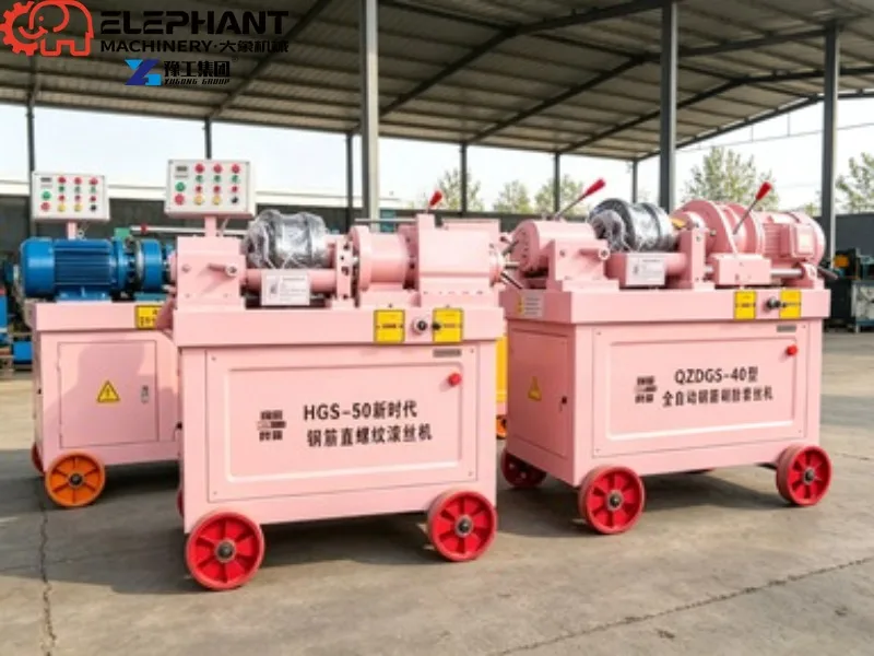 Automatic Thread Rolling Machine For Thread Rod Stud Bolt Making Hardware Production Line Equipment
