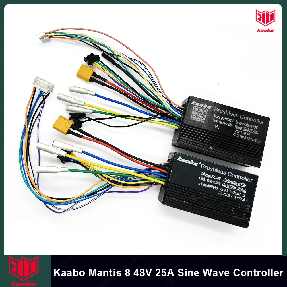 Official Kaabo Mantis 8 48V 25A Sine Wave Conroller A B Suit for Kaabo Mantis 8 48V 18.2Ah 800W Motor Version Electric Scooter