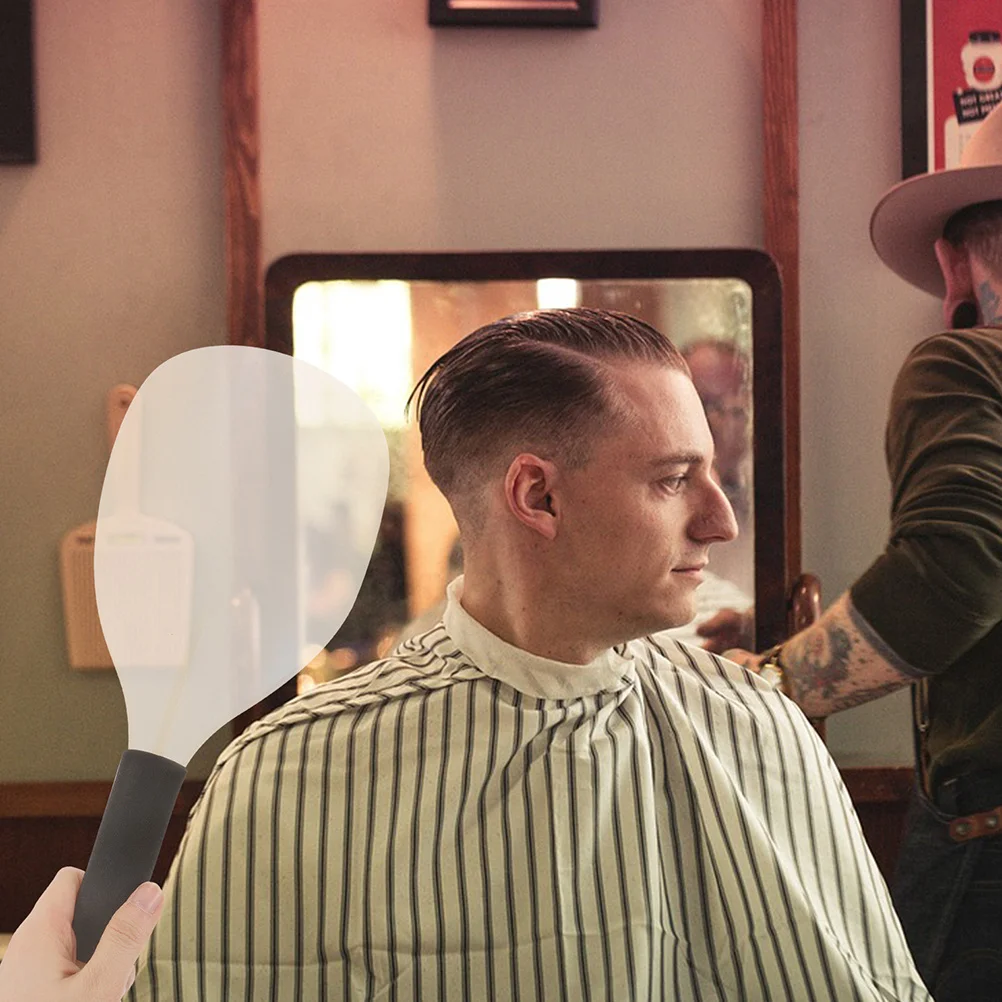 

2pcs Plastic Hair Cutting Protector Haircut Facial Mask Protector Hairspray Shield For Salon Barber Hair Styling Tool