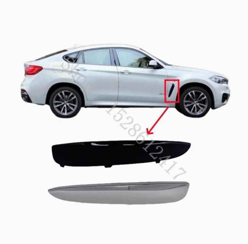 Для BMW X6 F16 2013 2014 2015 ~ 2019 ABS листовая панель декоративная панель боковое выходное отверстие декоративная полоса отделка Для BMW X6 F16 2013 2014 2015 ~ 2019 ABS листовая панель декоративная панель боковое выходное отверстие декоративная полоса отделка