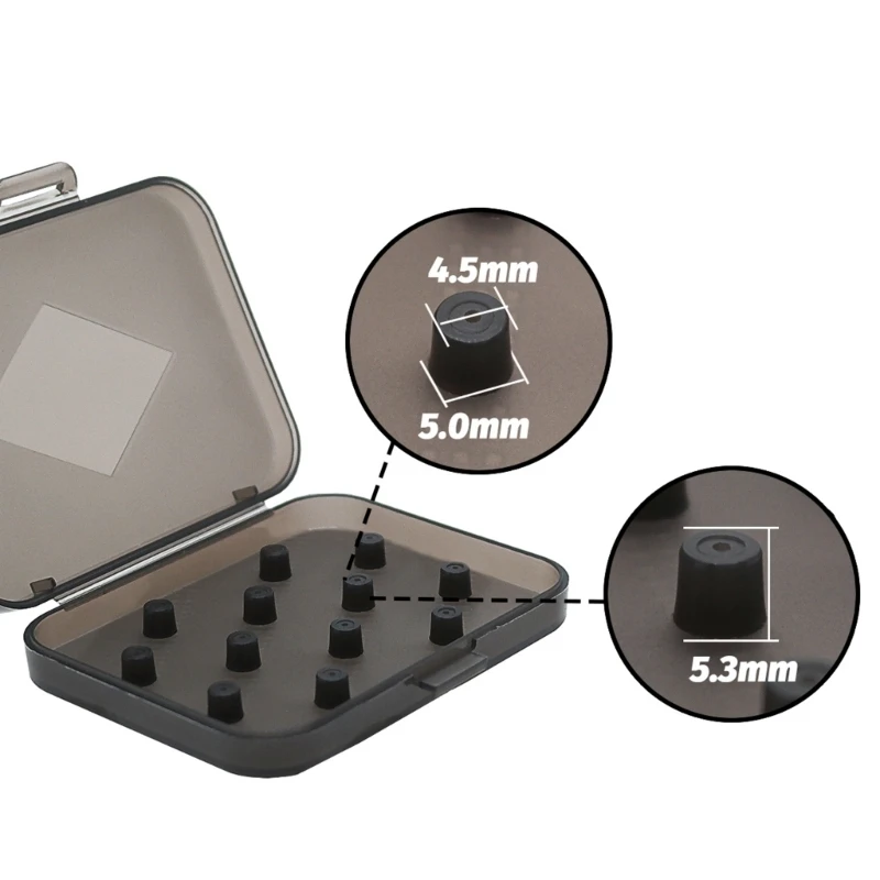 Y5LC Portable Earbud Case, Transparent and Resilient Eartips Storage Box, Essential Accessory for Music Lovers On travel