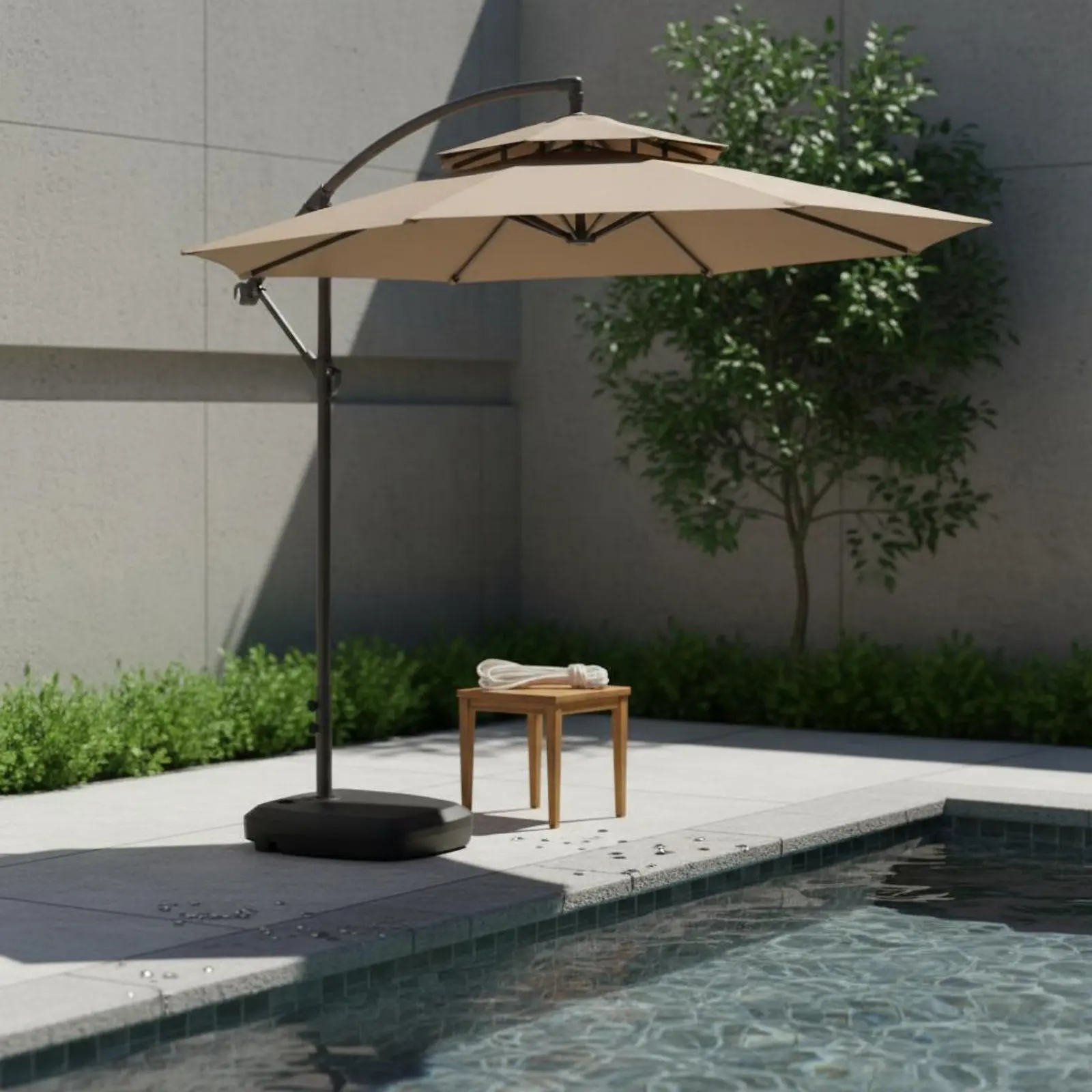 Roman Umbrella Pull Rope Wear-Resistant Patio Umbrella Raise Cord Long-Lasting Easy Install for Garden