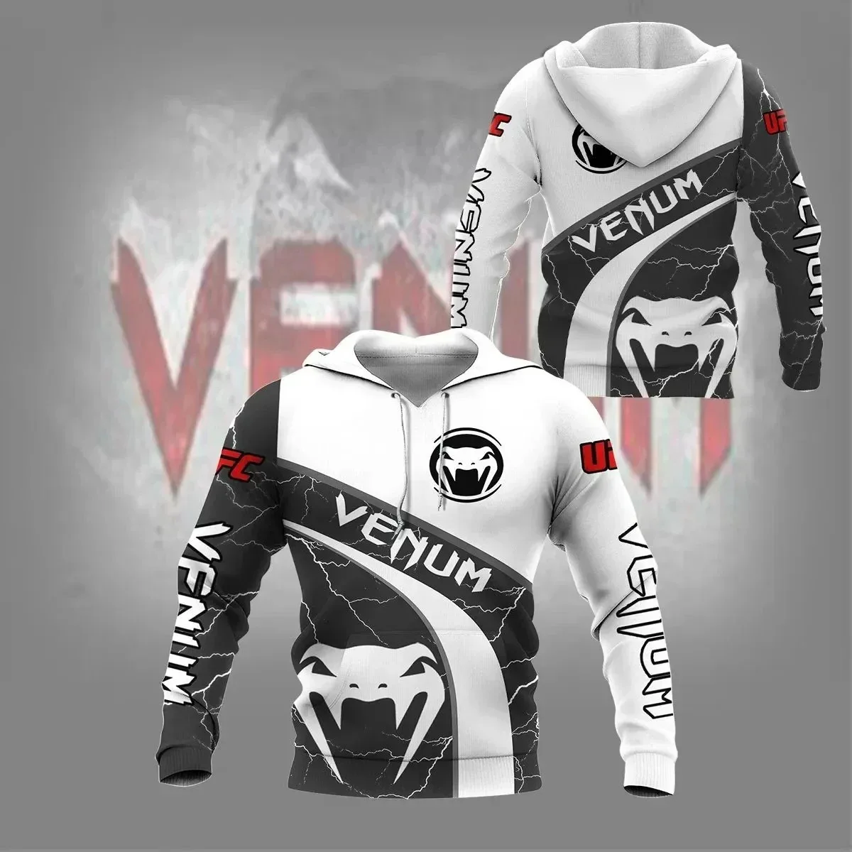 Men's sports hoodies Men's Boxing Suit Wolf Domineering Pattern Suitable For Outdoor Fashion Wearing hoodie Men's Clothing tops