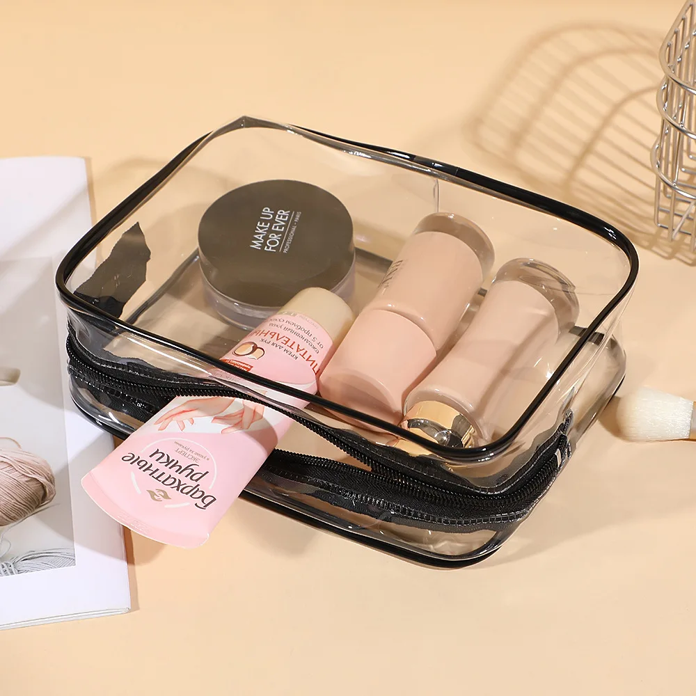 Picture 5: Waterproof Wash Transparent Makeup Bag, Multifunctional Waterproof Travel Storage Bag, Portable for Going Out