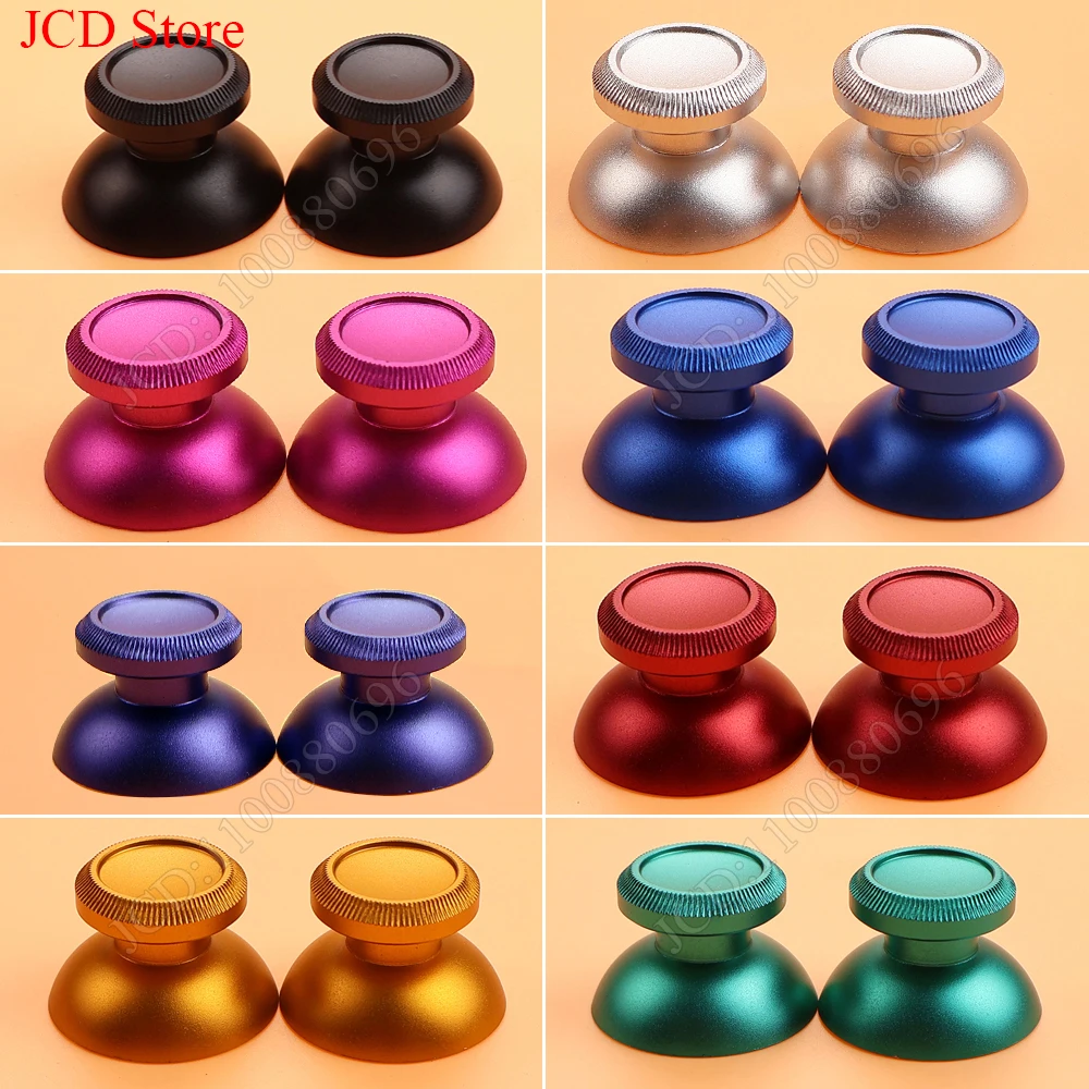 1 пара алюминиевых металлических 3D аналоговых джойстиков, ручка для большого пальца, сменные кнопки для контроллера PS4 Slim/Pro/Xbox One Slim