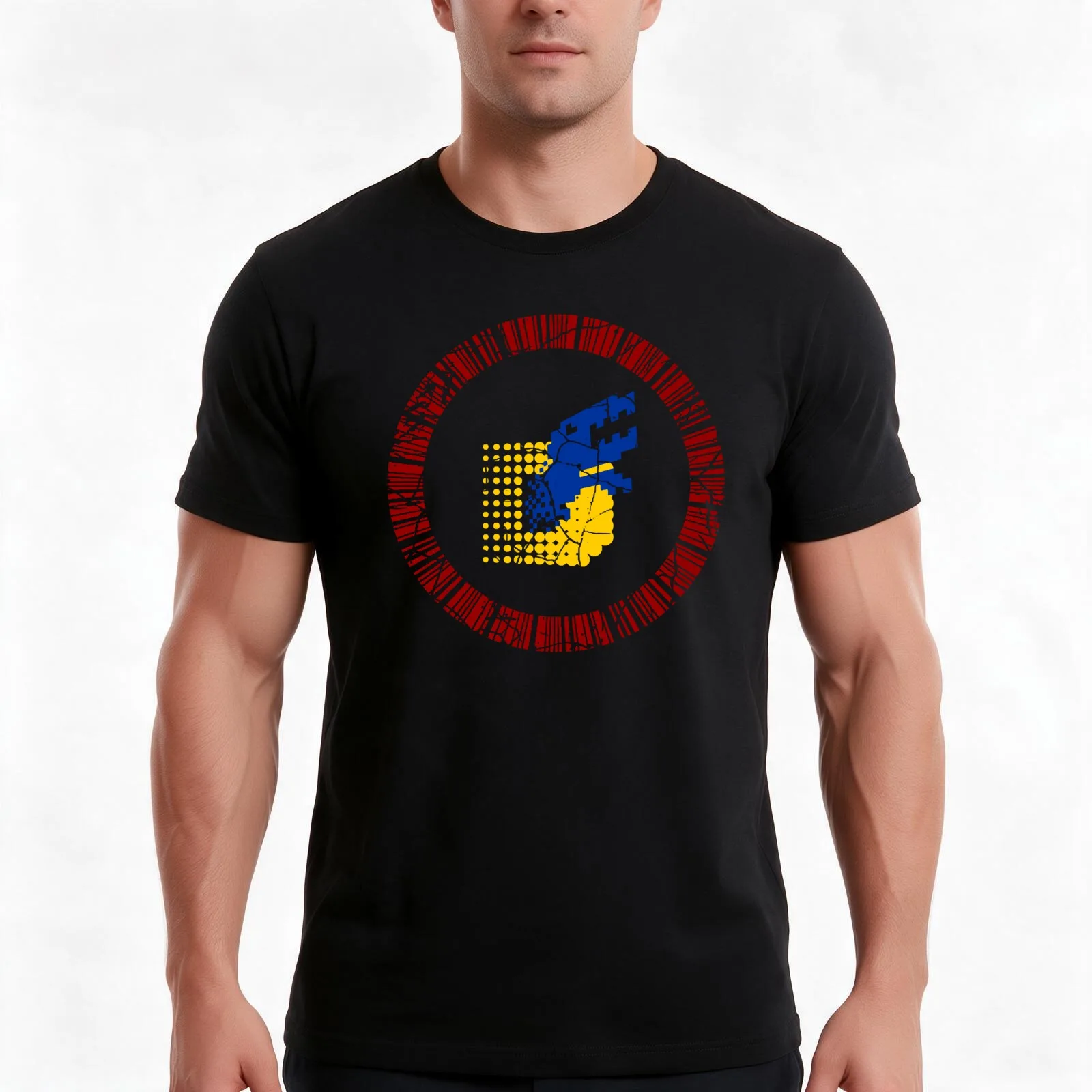 Digimon Tamers Card Symbol T-Shirt, Summer Casual Cotton Tee, Oversized Streetwear Tops, Vintage Graphic Print, Unisex Men Women