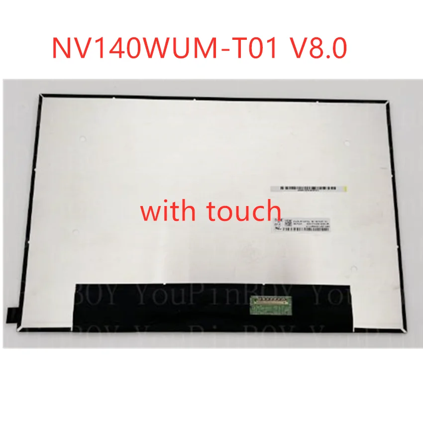 NV140WUM-T01 V8.0 IPS panel matrix EDP 40Pin FHD 1920X1200 14 inch LCD LED display Touch Screen