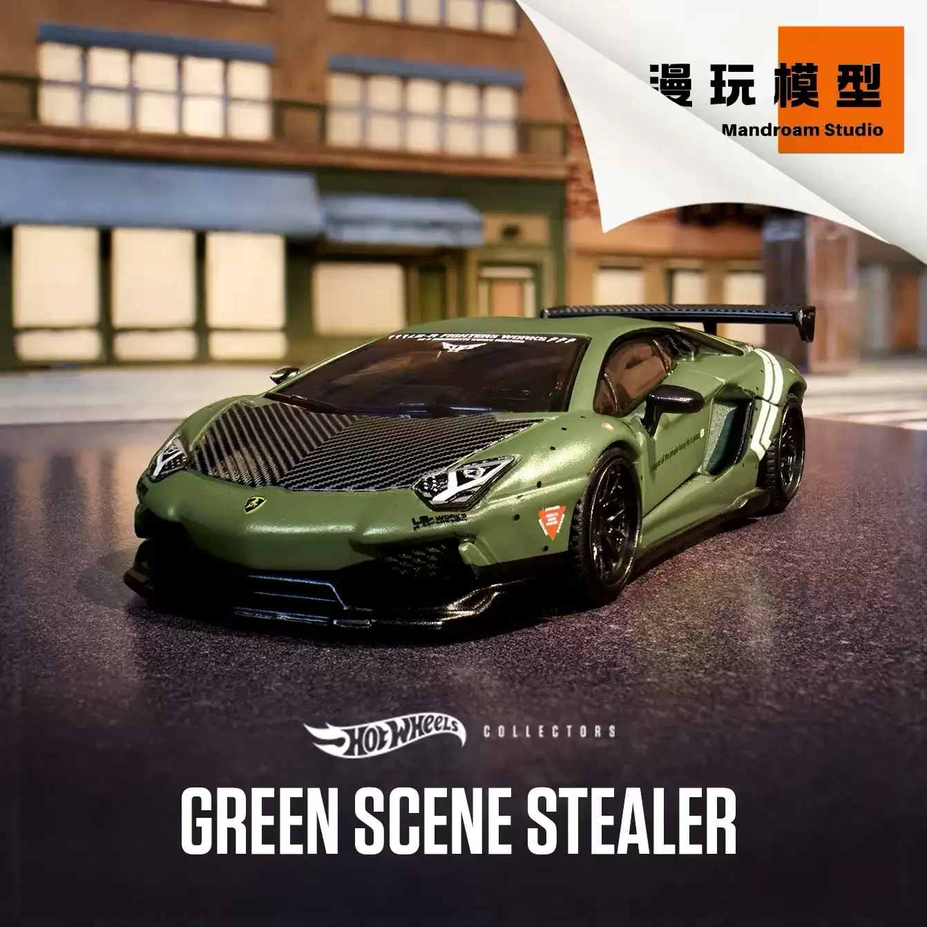 Genuine Hot Wheels Elite 1:64 LBWK Lamborghini Aventador LP700 Supercar Diecast Model Static Collectible Vehicle  Ornament gift