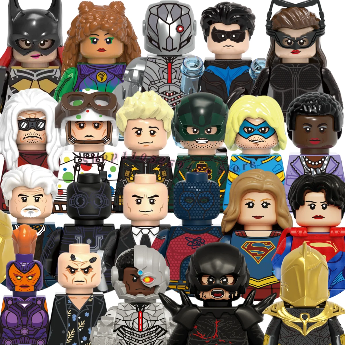 

Hot sale Superhero collectible limited edition DC character Batman Supergirl Clown brick block toys building block gifts