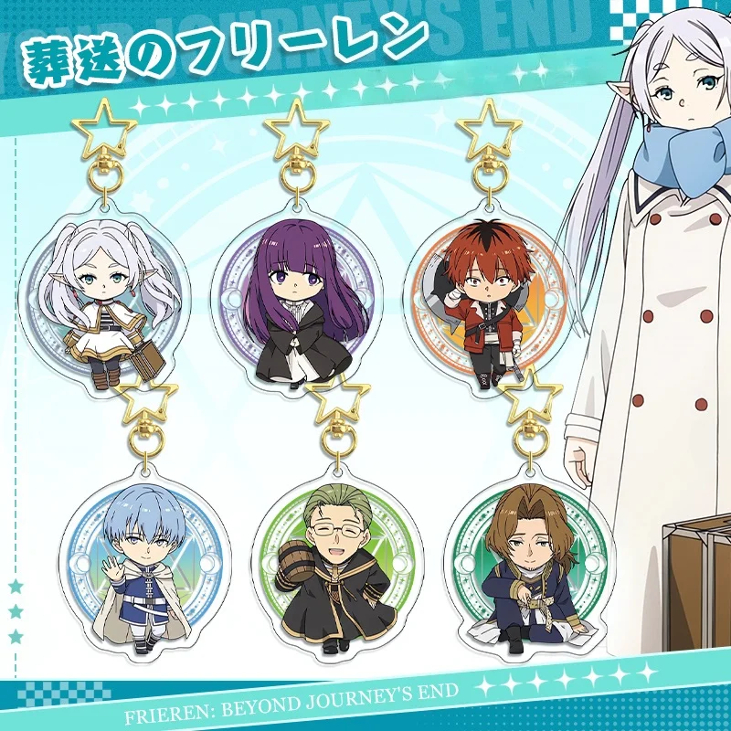 

Bag Backpack Pendant Anime Character Acrylic Keychain for Frieren: Beyond Journey's End Frieren Fern Stark Himmel Heiter Eisen
