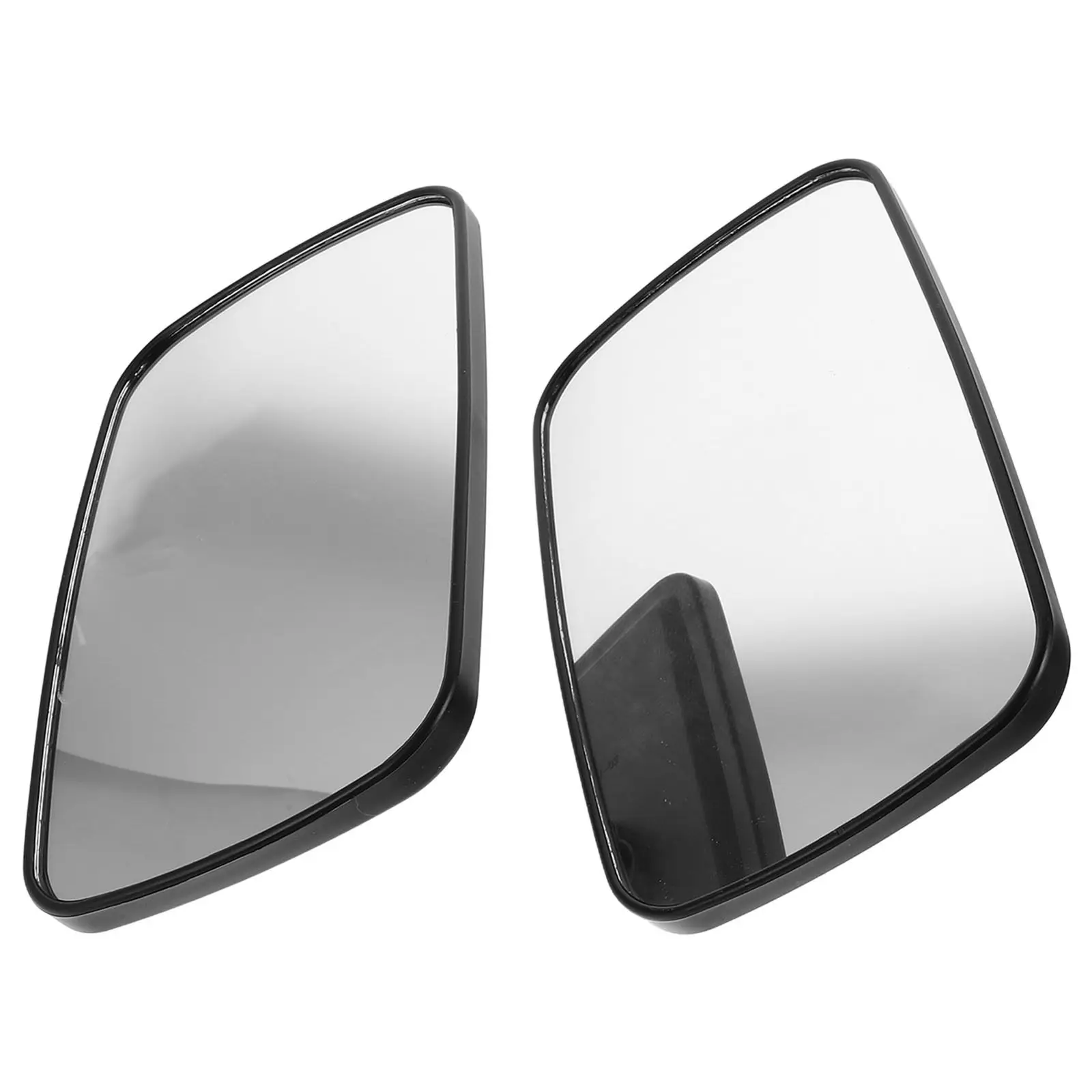 

2Pcs Forklift Rearview Mirror Black Wide-Angle Replacement Heavy Duty Accessories for Trucks Trailers Tractors