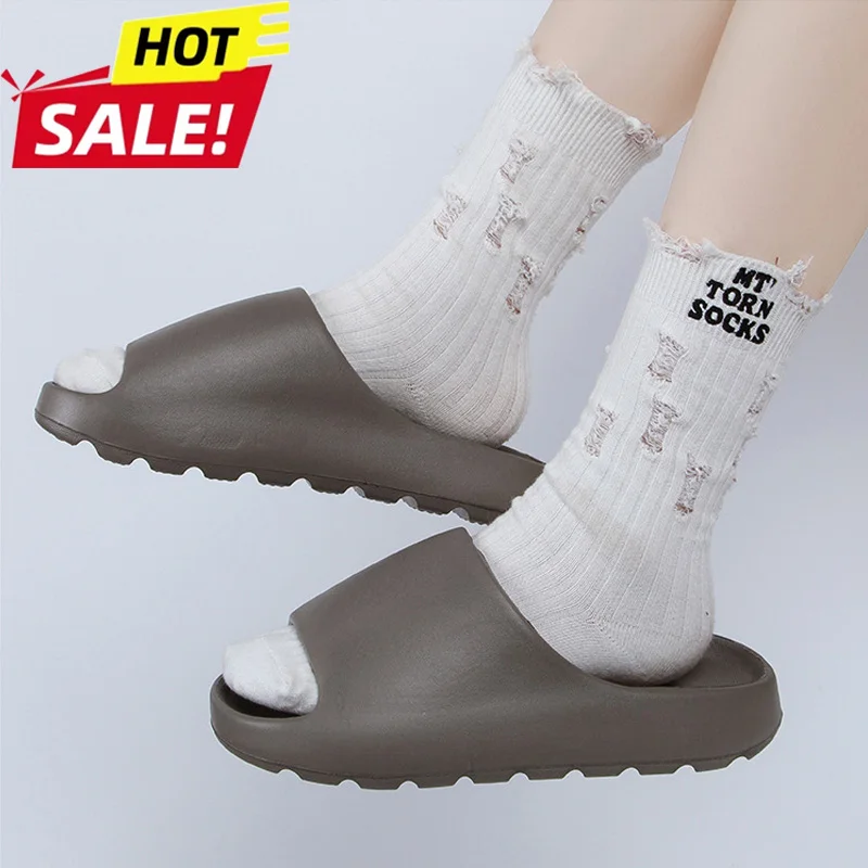 

2026 New EVA Anti-Slip Men's Slippers Home Thick Bottom Slippers Comfortable Lightweight Indoor Outdoor House Slippers Unisex