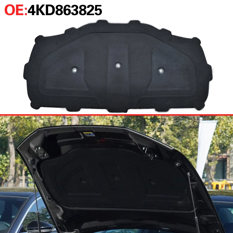 

4КД 863825 Для Audi A6 C8 2018-2024 изоляция капота двигателя, хлопковая изоляция подкладки капота двигателя, хлопок 4KD 863 825