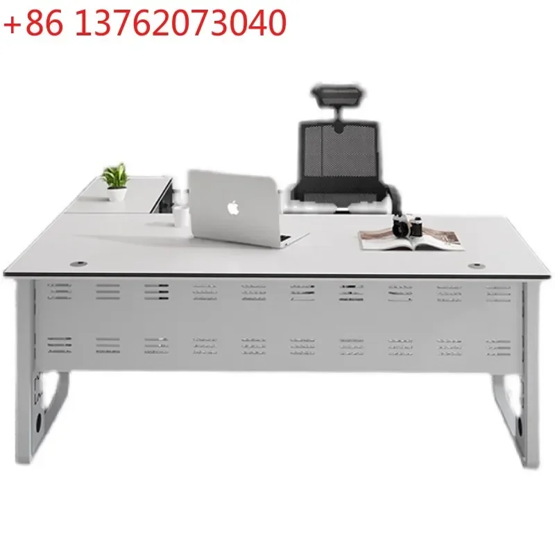 

Manager computer desk chair business desk table single table and chair combination
