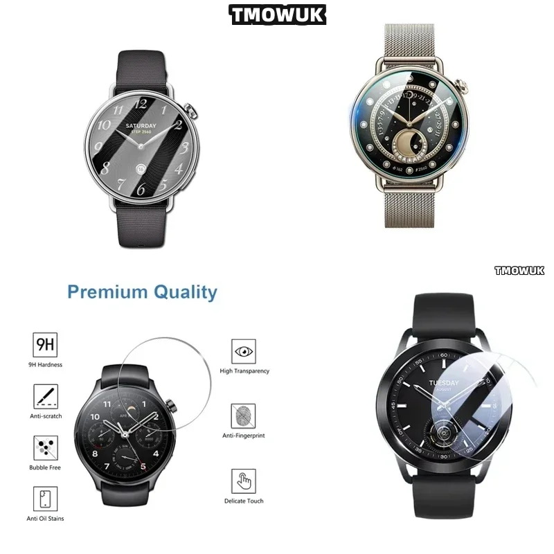 For Xiaomi Watch S4 41mm Haylou Solar Neo Premium Tempered Glass 9H Anti-Scratch HD Clear Screen Protector