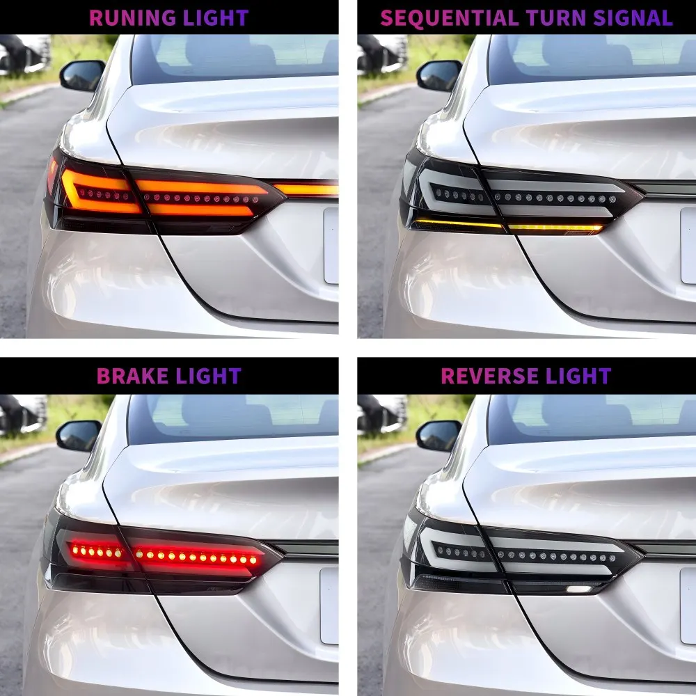 LED Tail Lights For Toyota Camry 2018 - 2023 8Th GEN SE LE TRD Rear Lamps Animation DRL