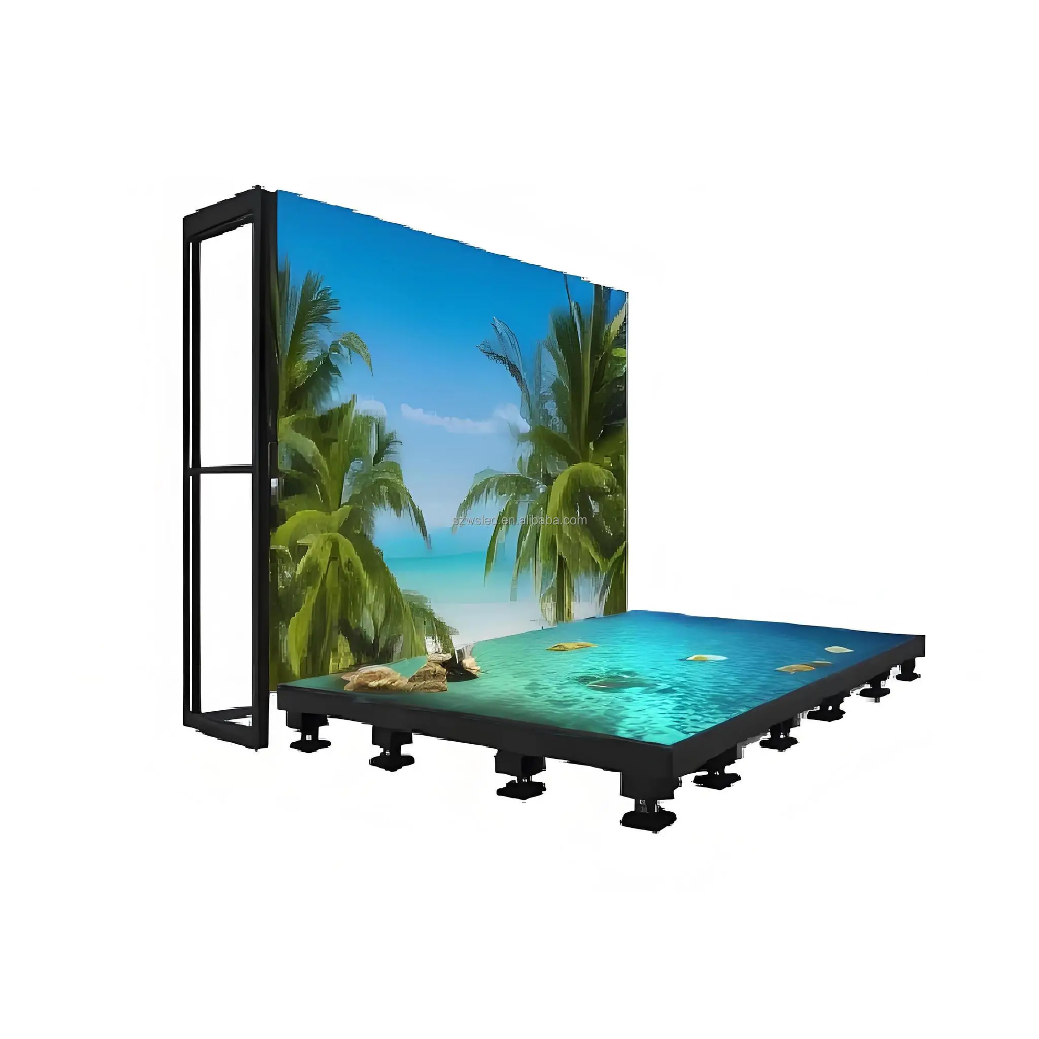 Indoor/Outdoor P3.91/P2.9/P2.6 Full Color High Brightness LED Display Panels with 3-Year Warranty for DJ Dance Floor Nightclubs