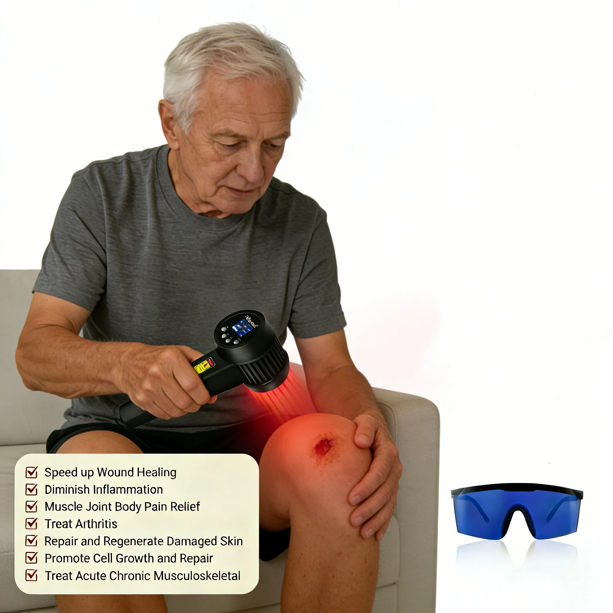 2026Medical Red Light Infrared 808nm 905nm 980 nm Class 4 Cold Laser Therapy Horse Pain Relief Treatment Diode Robotic Device