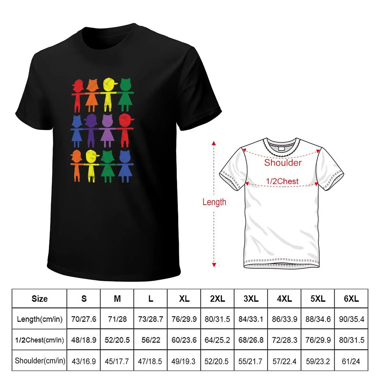 tolerance diversity CSD gift gay rainbow flag T-Shirt man t shirt graphic T-Shirt