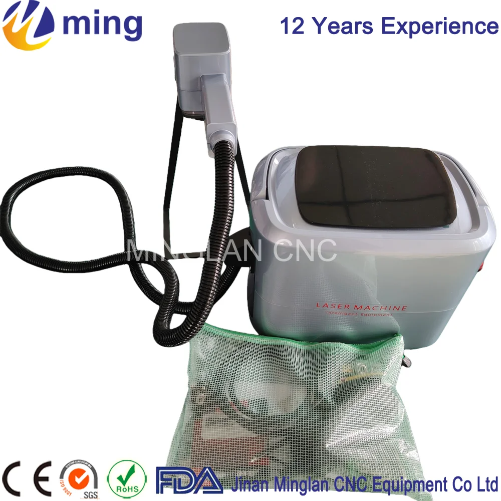 آلة الوسم بليزر الألياف ML-20W مع طاولة دوارة / 2D / كمبيوتر #3
