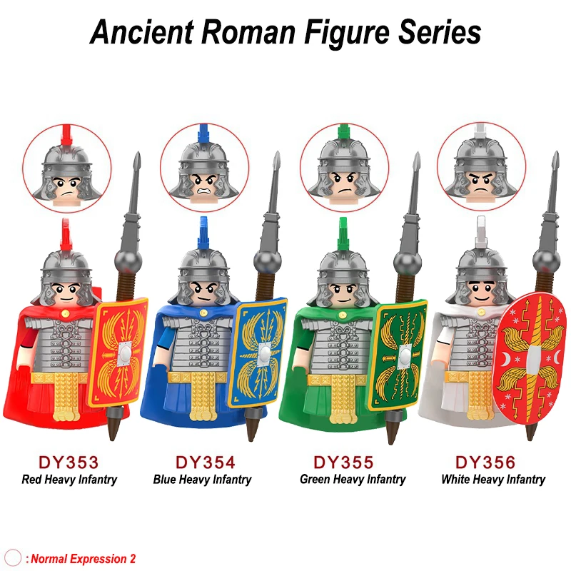 New Medieval Warfare Mini Figure Spartan Warrior Centurion Ancient Egyptian Models Building Blocks Toys Boys Girls Gift Juguetes