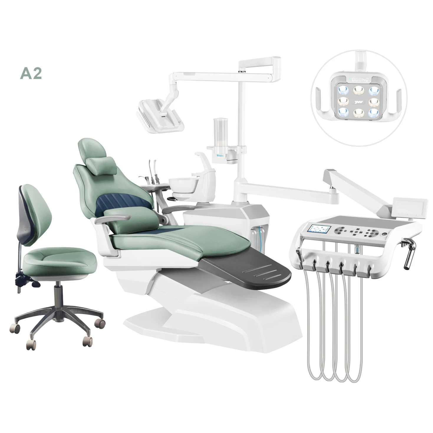 A4 For lefty American type Hot Selling Dentist Chair Equipment Best den tal Chair Price den tal unit