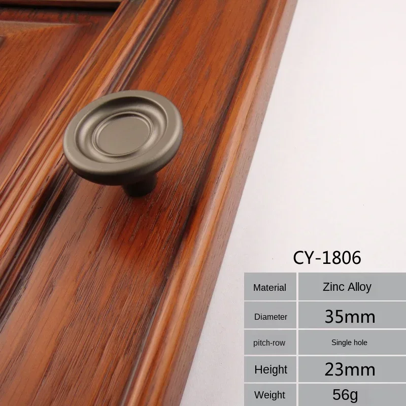 Cabinet door pearl gray handle wardrobe light luxury modern minimalist drawer cabinet Nordic cabinet door handle