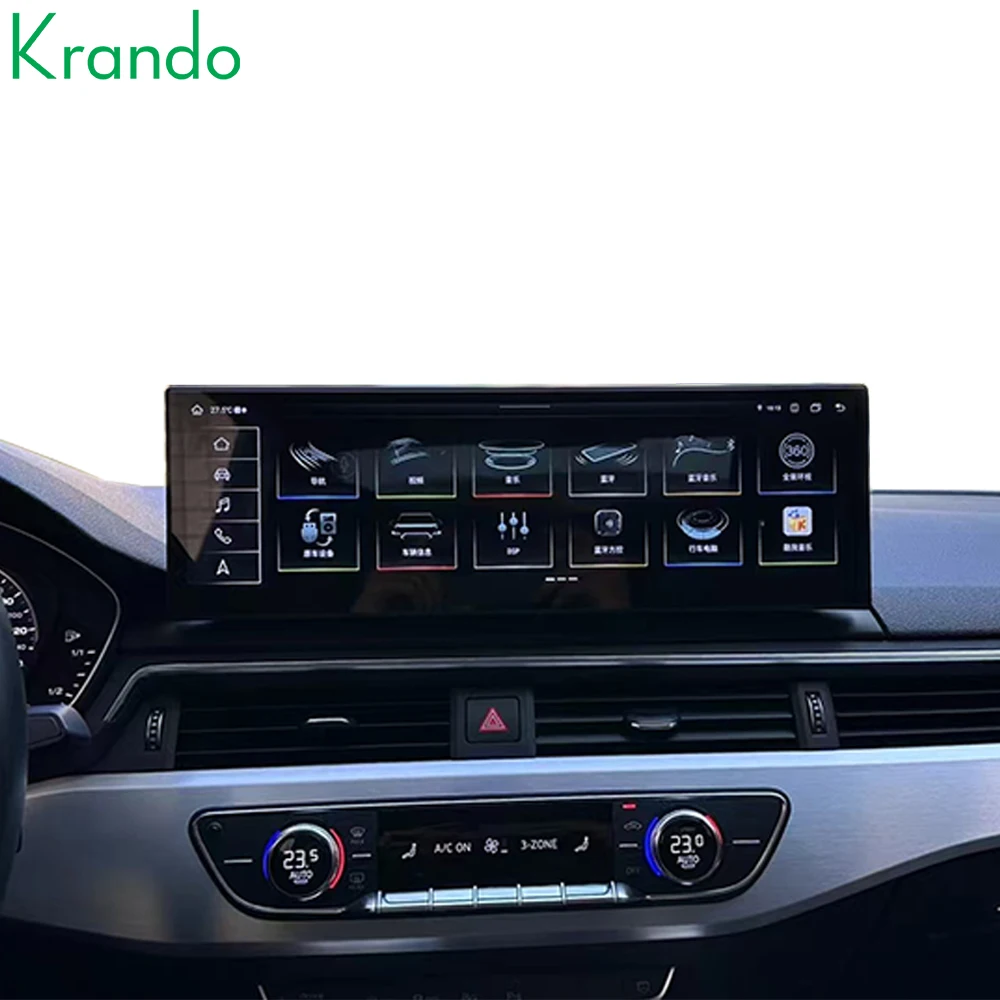 

Krando 14.9 Inch Android System Wireless Carplay AUTO For AUDI A4/A4L/A5 2017-2020 CarPlay CIC NBT Car Video Players GPS