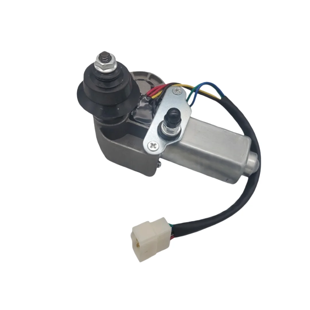 Zoomlion ZTC Modelo Conjunto de motor de limpador de cabine de guindaste 24V Novo motor de limpador superior para cabines de guindaste