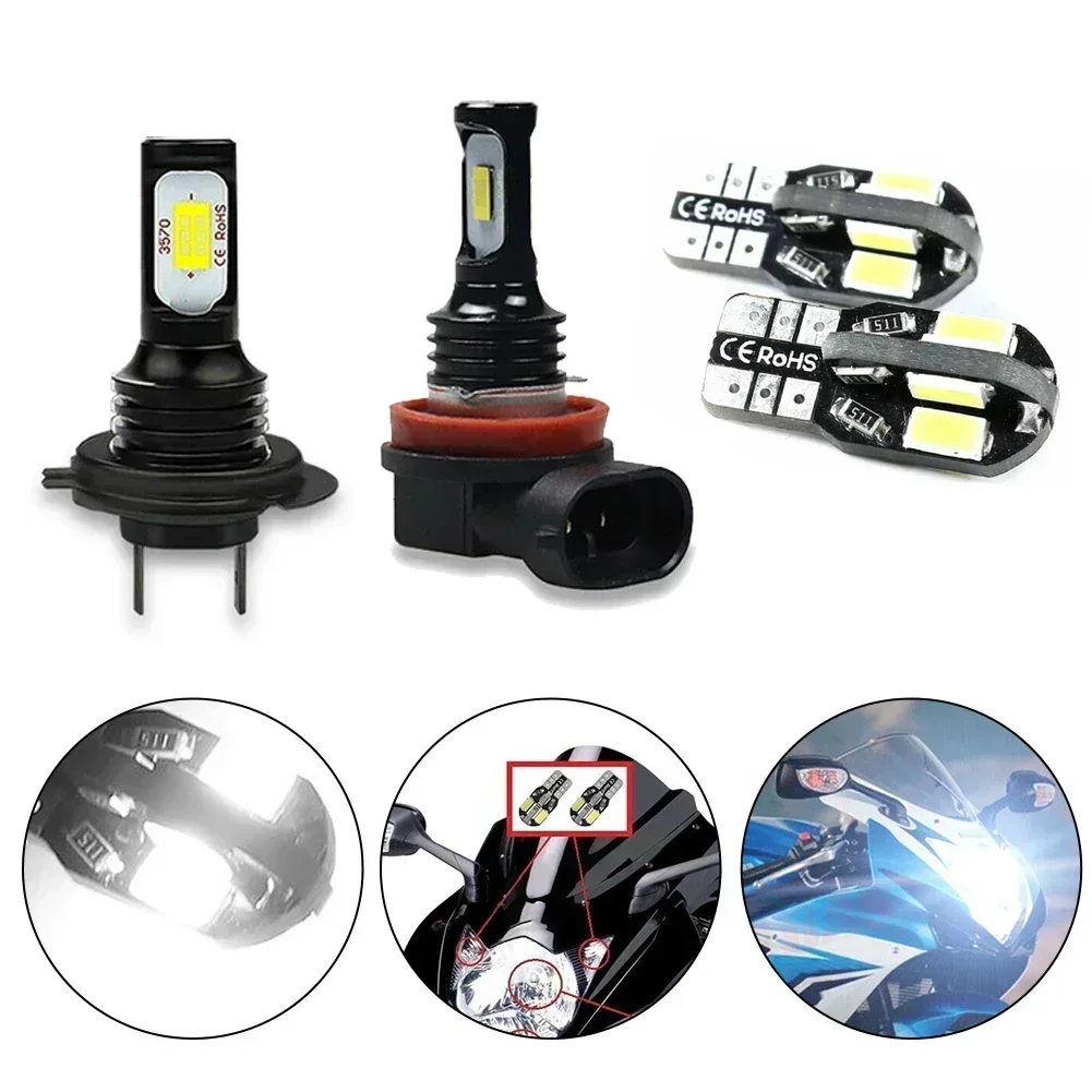 4X Led Headlight Bu…