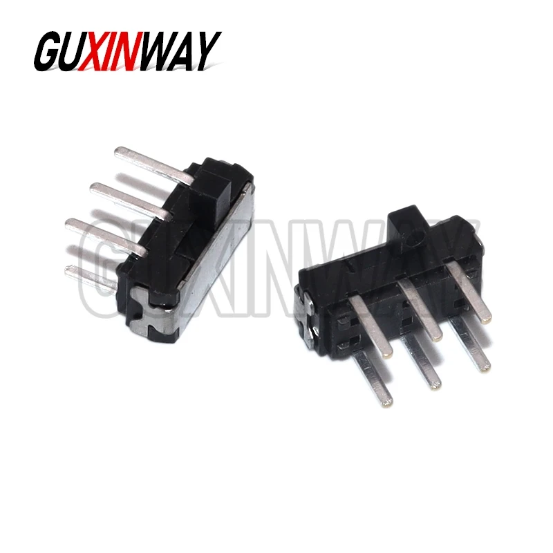 10pcs MSK-22D18 MINI Slide Switch 2P2T DPDT DIP 6Pin Side Slide Mini Toggle Switches Micro Slide Switches Black