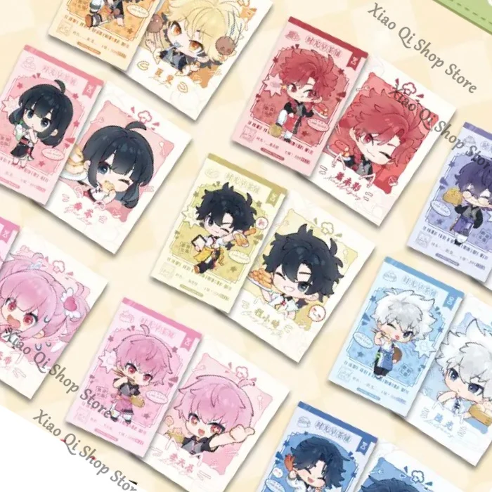 Ensemble de cartes en acrylique de cosplay d'anime et de dessins animés, Charles Li Tianxi Tianchen Li Jo Liu Xiao Xiafei, cadeau pour Halloween et Noël