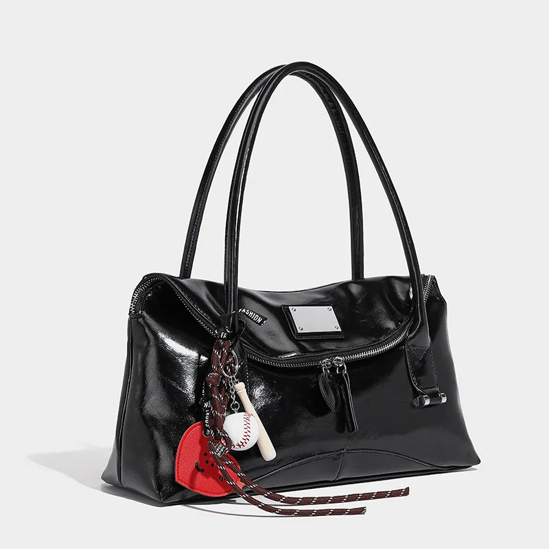 

Легкая роскошная простая модная повседневная портативная сумка-тоут, универсальная сумка через плечо подмышками