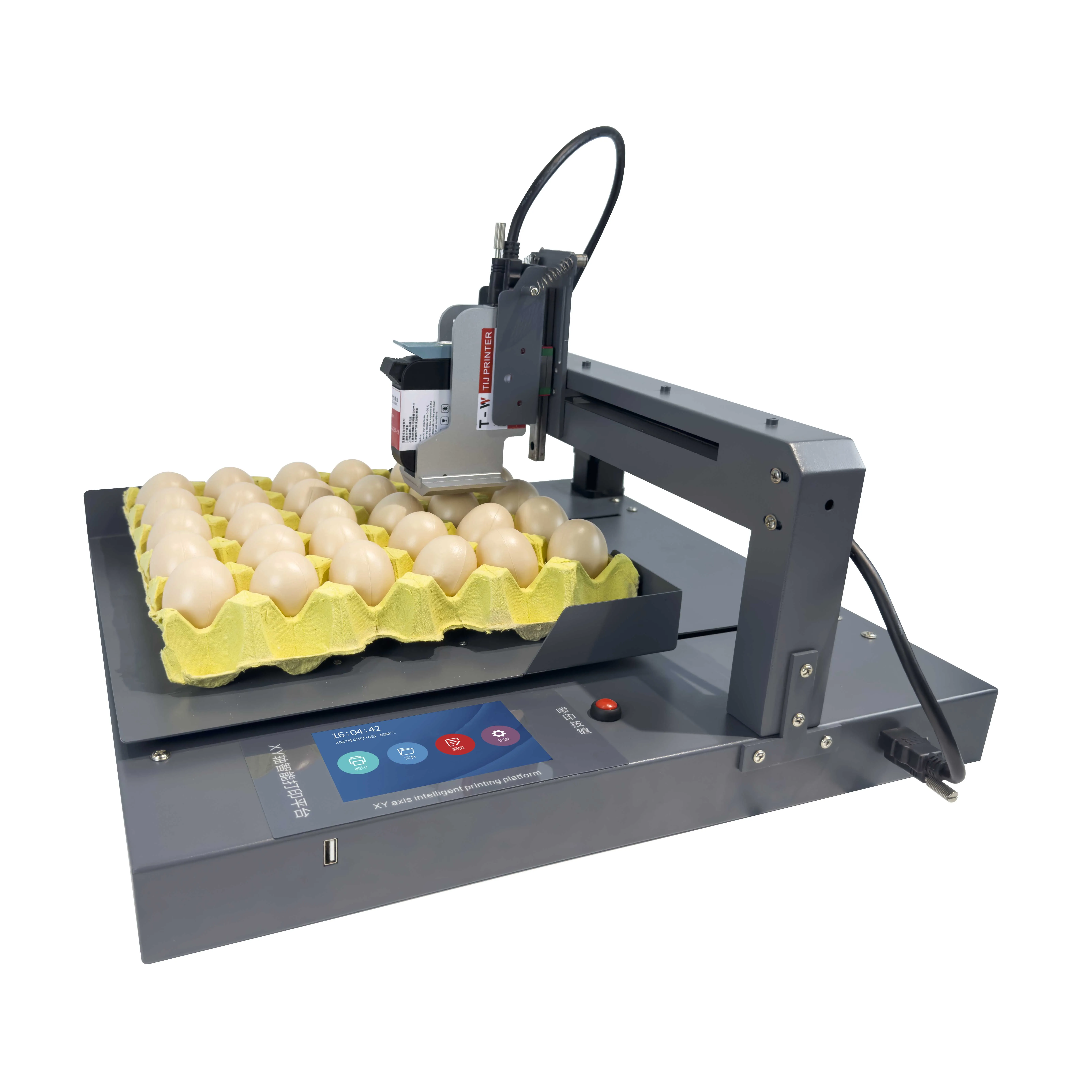 India Egg Date Printer High Speed Automatic Egg Batch Coding Machine