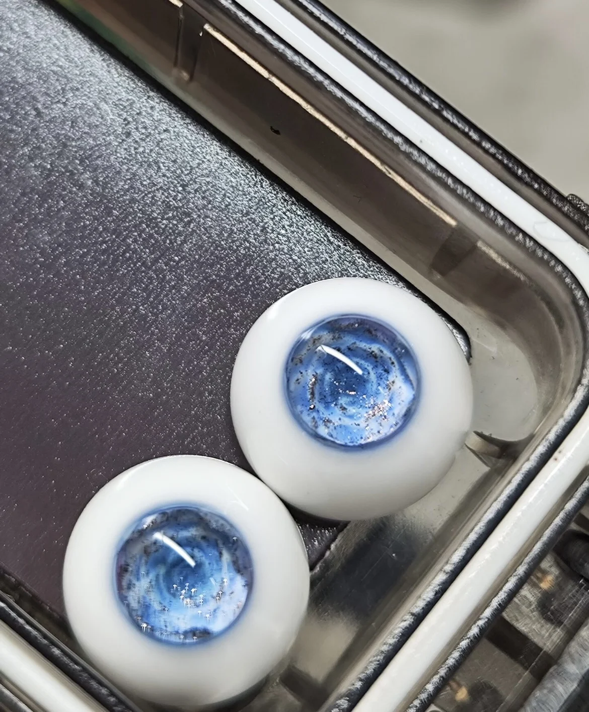 Augen für Puppen „Blue Rose“ 12 mm 14 mm 16 mm BJD Puppenaugen 1 Paar