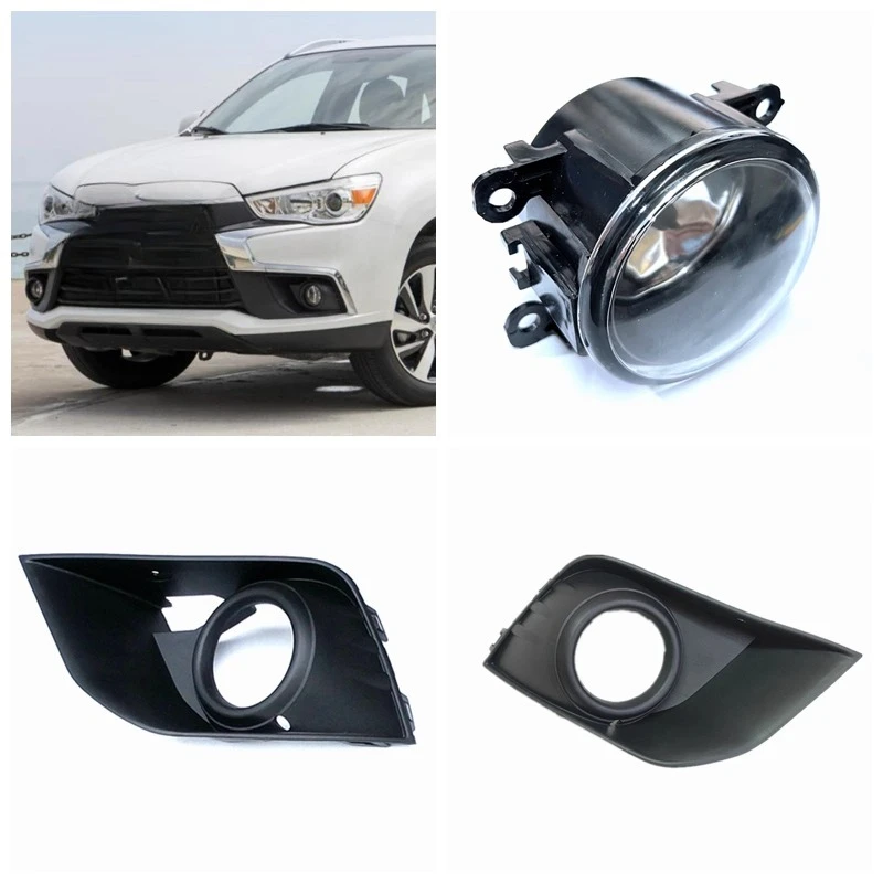 

1pcs For Mitsubishi ASX 2016-2019 Front Bumper Fog Light Frame