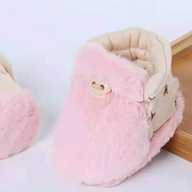 2024 Newborn Baby Winter Thick Kid Toddler Shoes Foot Sock Soft Bottom Warm Boys and Girls Baby Foot Sock